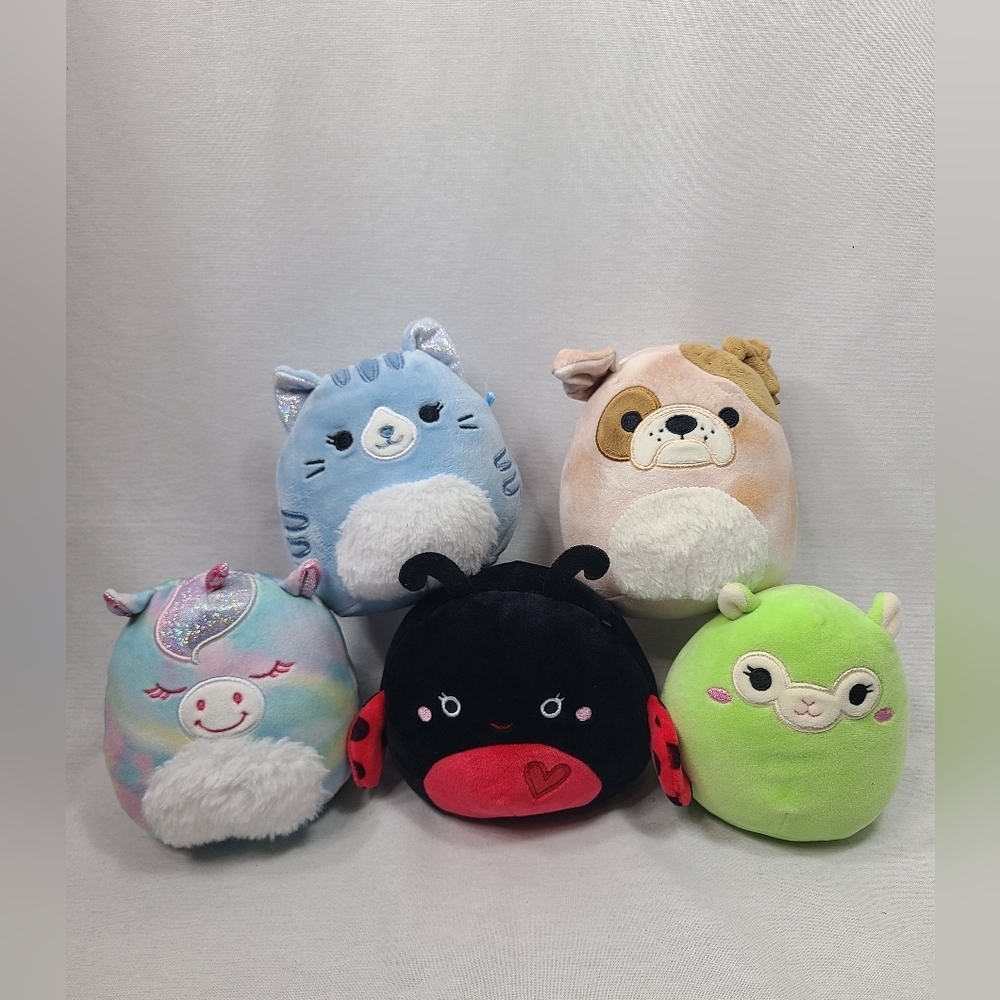 Squishmallow 5 inch plush bundle